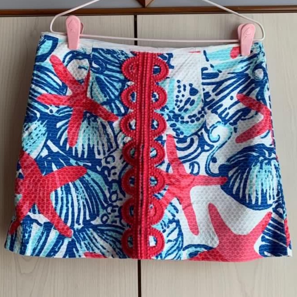 Lilly Pulitzer Skirt She Sells Seashells